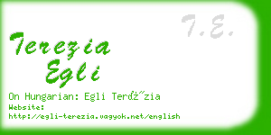 terezia egli business card